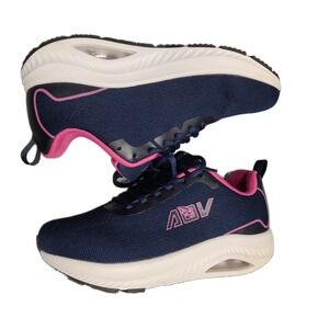 AOV Wide Toe Walking Shoes Women 7 Multi Mesh Upper Comfort Arch Support Lace Up